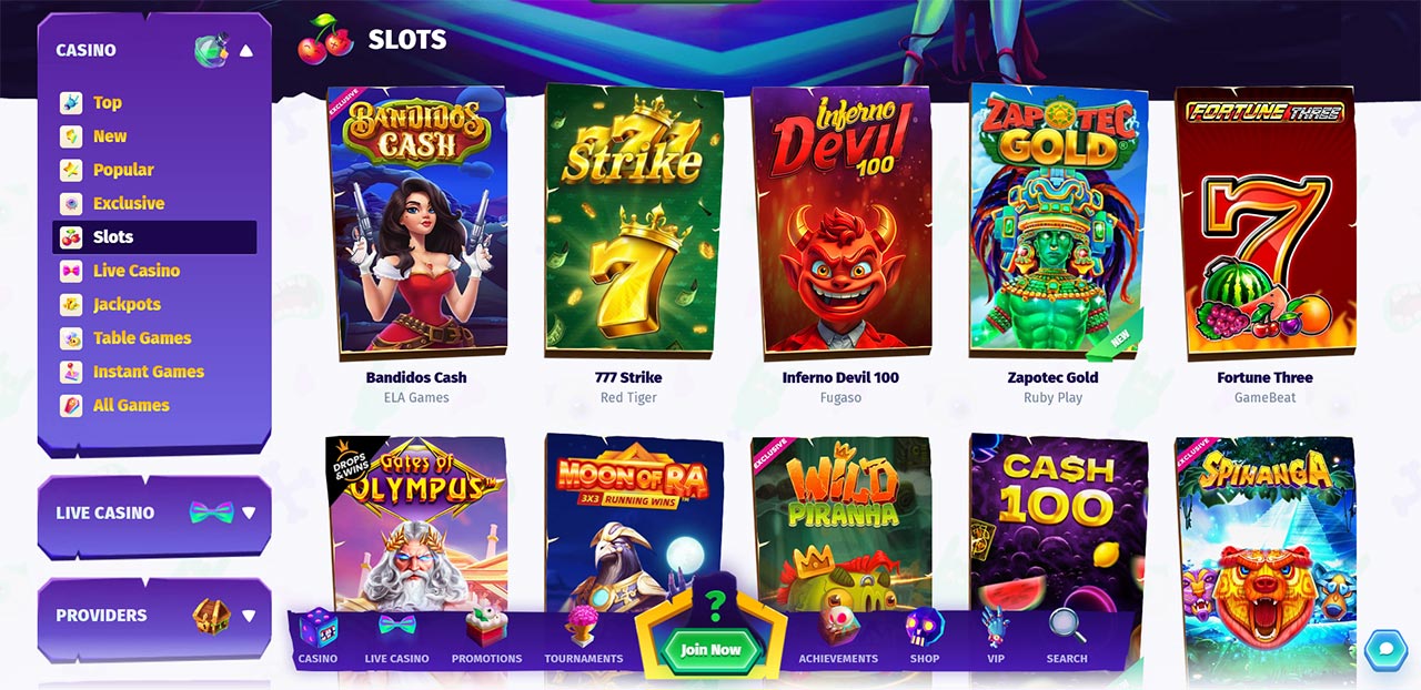 casombie casino slots
