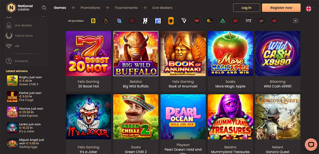 national casino slots